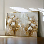 Floral 856 Canvas Art 60 x 40 cm / Black
