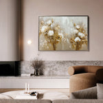 Floral 856 Canvas Art 60 x 40 cm / Black