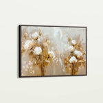 Floral 856 Canvas Art 60 x 40 cm / Black