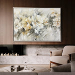 Floral 857 Canvas Art 60 x 40 cm / Black