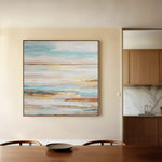 Abstract 858 Canvas Art 60 x 60 cm / Black