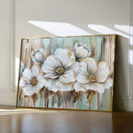Floral 858 Canvas Art 60 x 40 cm / Black