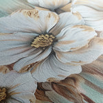Floral 858 Canvas Art 60 x 40 cm / Black