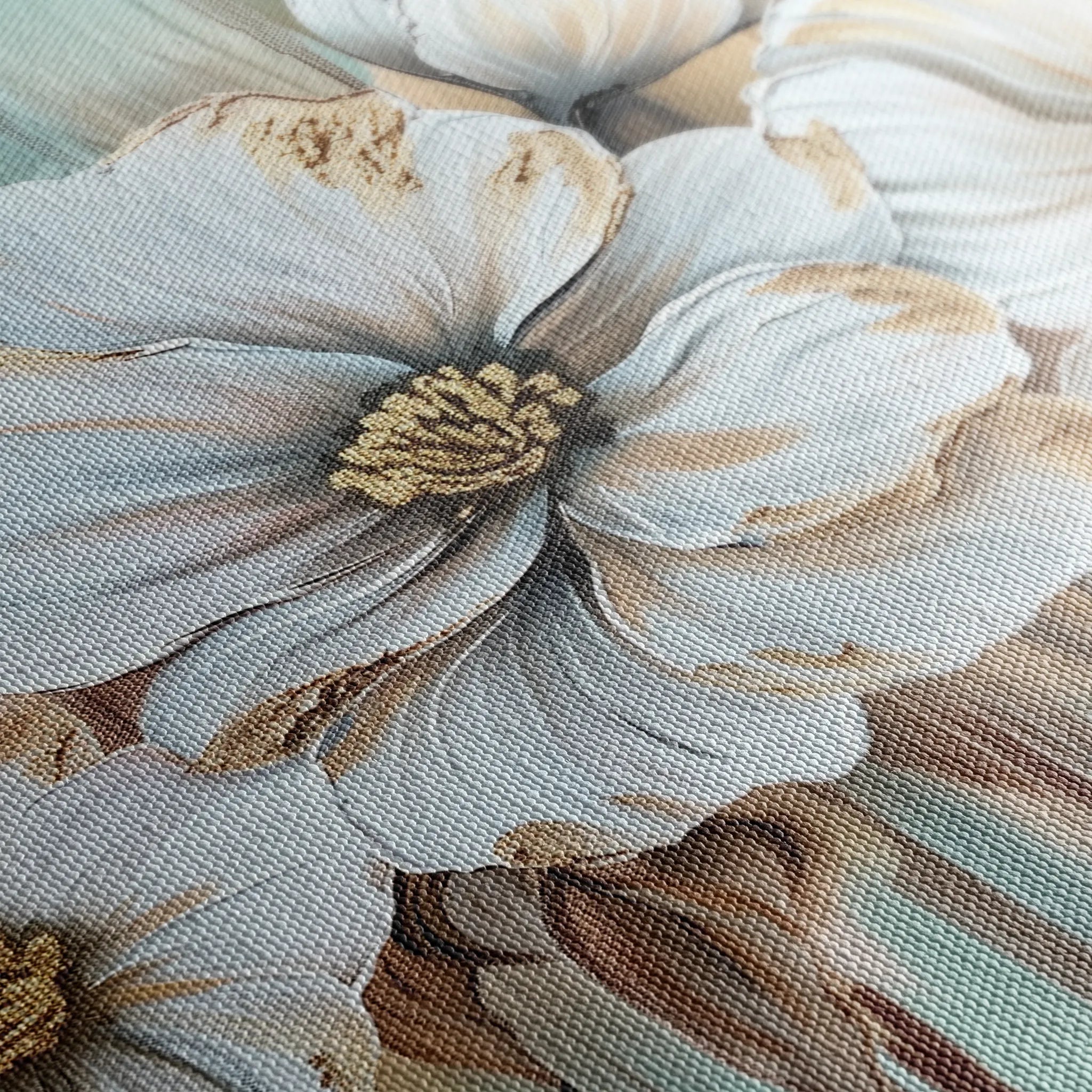 Floral 858 Canvas Art 60 x 40 cm / Black