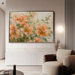 Floral 859 Canvas Art 60 x 40 cm / Black
