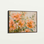 Floral 859 Canvas Art 60 x 40 cm / Black