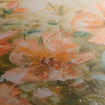 Floral 859 Canvas Art 60 x 40 cm / Black