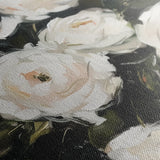 Floral 860 Canvas Art 60 x 40 cm / Black