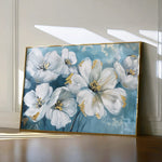 Floral 861 Canvas Art 60 x 40 cm / Black