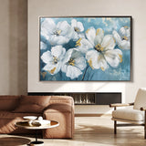 Floral 861 Canvas Art 60 x 40 cm / Black