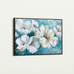 Floral 861 Canvas Art 60 x 40 cm / Black