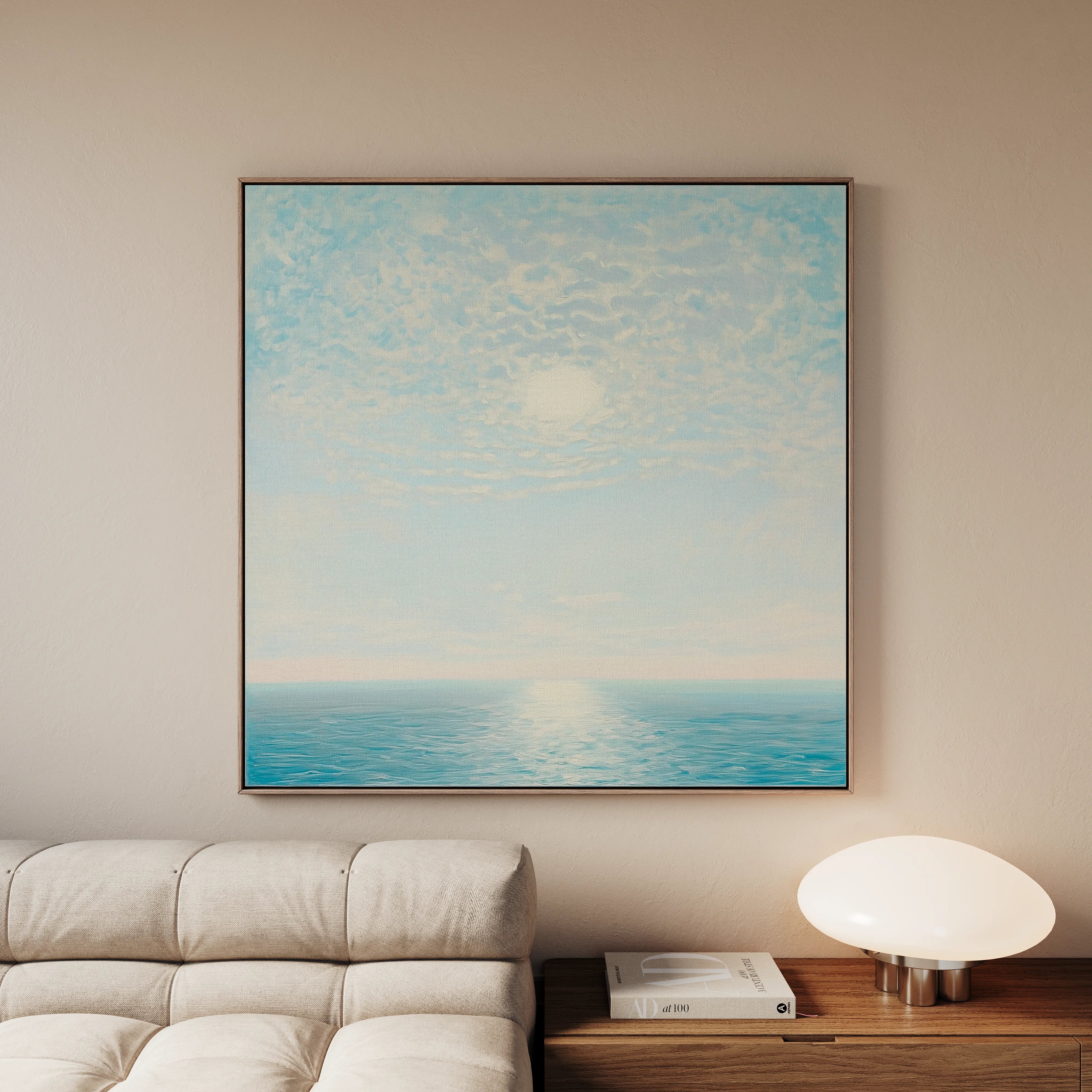 Abstract 862 Canvas Art 60 x 60 cm / Black