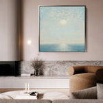 Abstract 862 Canvas Art 60 x 60 cm / Black