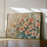 Floral 862 Canvas Art 60 x 40 cm / Black