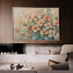Floral 862 Canvas Art 60 x 40 cm / Black