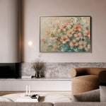 Floral 862 Canvas Art 60 x 40 cm / Black