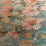 Floral 862 Canvas Art 60 x 40 cm / Black