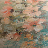 Floral 862 Canvas Art 60 x 40 cm / Black