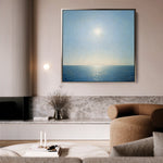 Abstract 863 Canvas Art 60 x 60 cm / Black