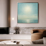 Abstract 864 Canvas Art 60 x 60 cm / Black