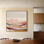 Abstract 866 Canvas Art 60 x 60 cm / Black