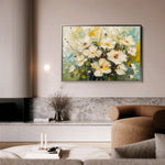 Floral 867 Canvas Art 60 x 40 cm / Black