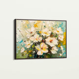 Floral 867 Canvas Art 60 x 40 cm / Black
