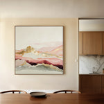 Abstract 868 Canvas Art 60 x 60 cm / Black