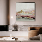 Abstract 868 Canvas Art 60 x 60 cm / Black