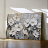 Floral 869 Canvas Art 60 x 40 cm / Black