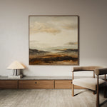 Abstract 874 Canvas Art 60 x 60 cm / Black
