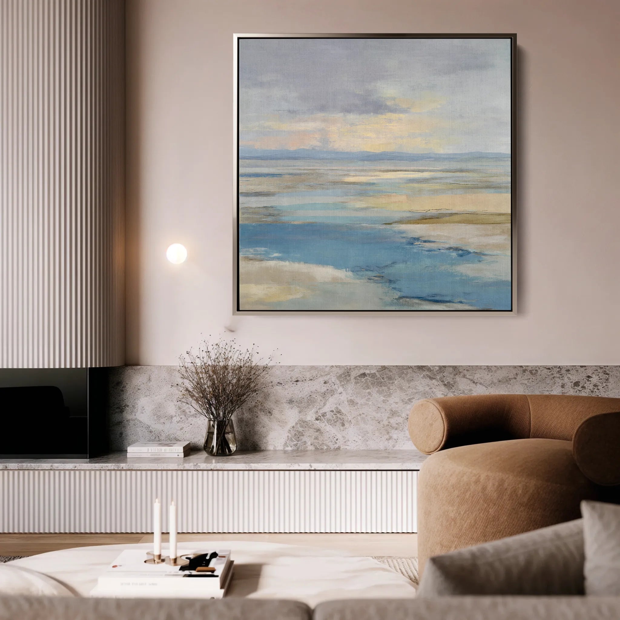 Abstract 879 Canvas Art 60 x 60 cm / Black