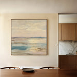 Abstract 880 Canvas Art 60 x 60 cm / Black