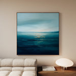 Abstract 881 Canvas Art 60 x 60 cm / Black