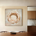 Abstract 885 Canvas Art 60 x 60 cm / Black