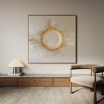 Abstract 886 Canvas Art 60 x 60 cm / Black