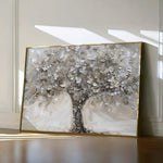Floral 889 Canvas Art 60 x 40 cm / Black