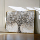 Floral 889 Canvas Art 60 x 40 cm / Black