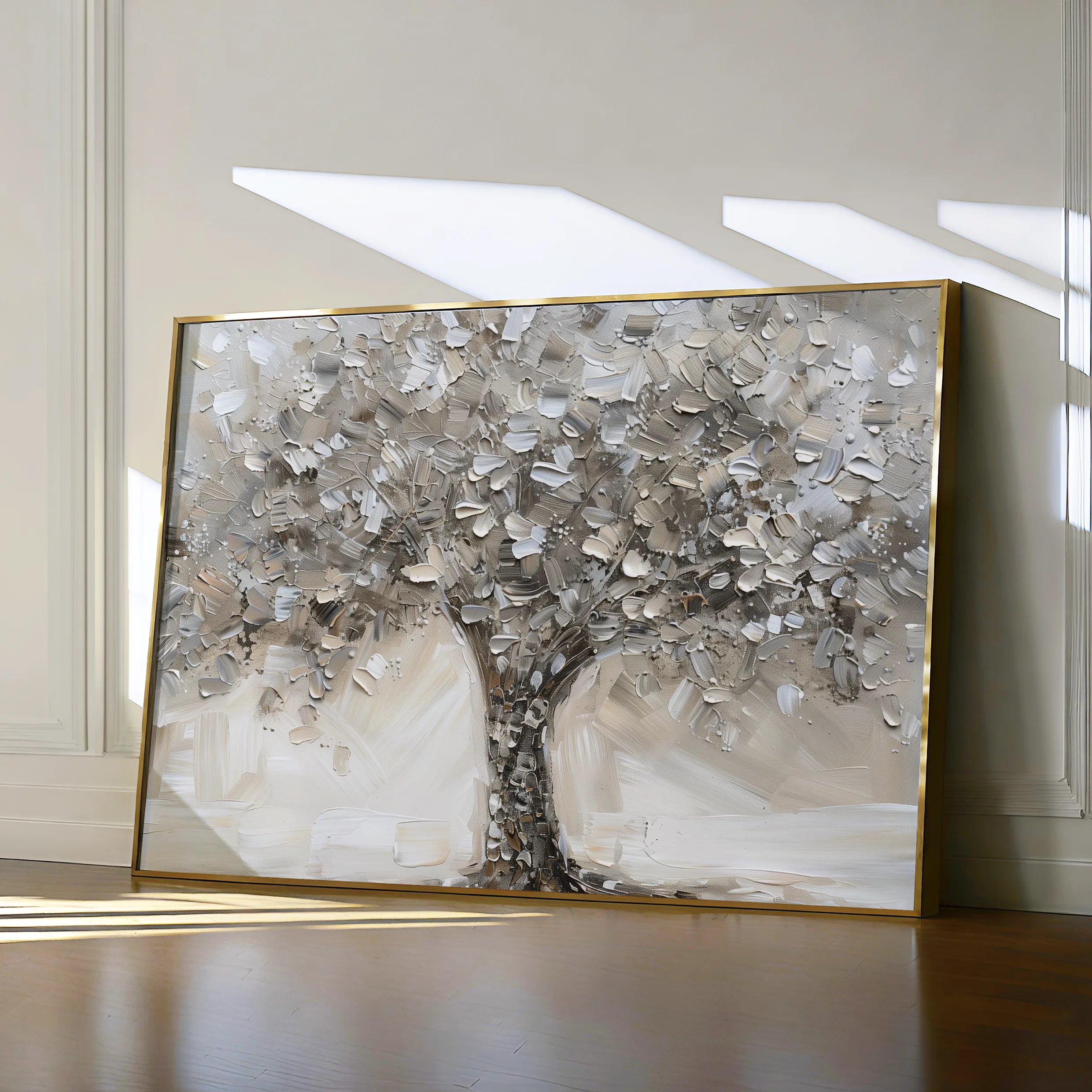 Floral 889 Canvas Art 60 x 40 cm / Black