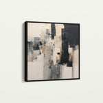 Abstract 891 Canvas Art 60 x 60 cm / Black