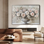 Floral 891 Canvas Art 60 x 40 cm / Black