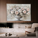 Floral 891 Canvas Art 60 x 40 cm / Black