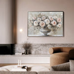 Floral 891 Canvas Art 60 x 40 cm / Black