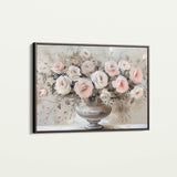 Floral 891 Canvas Art 60 x 40 cm / Black