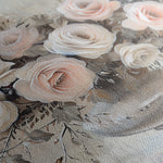 Floral 891 Canvas Art 60 x 40 cm / Black