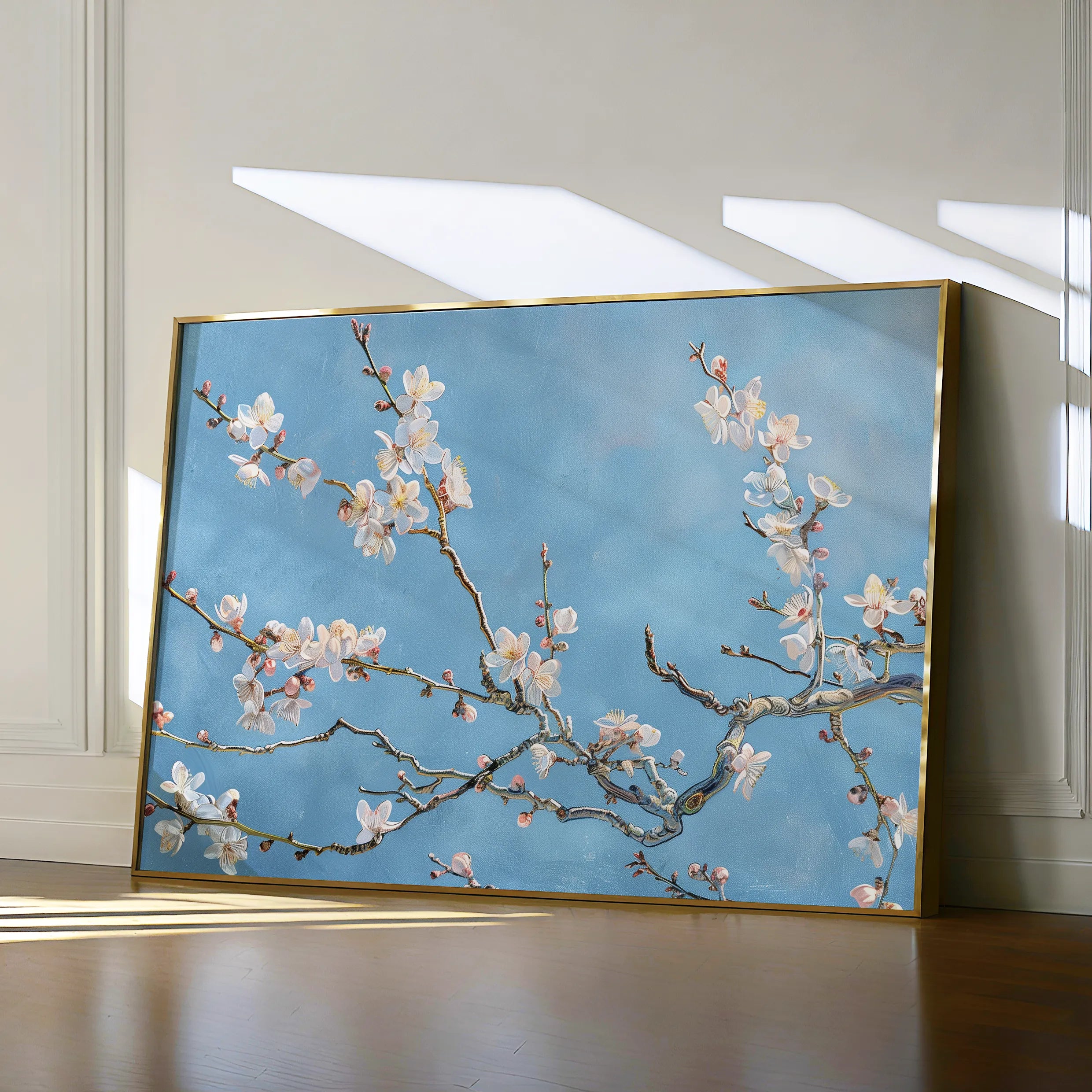 Floral 892 Canvas Art 60 x 40 cm / Black