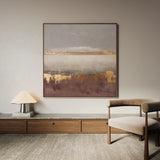 Abstract 893 Canvas Art 60 x 60 cm / Black