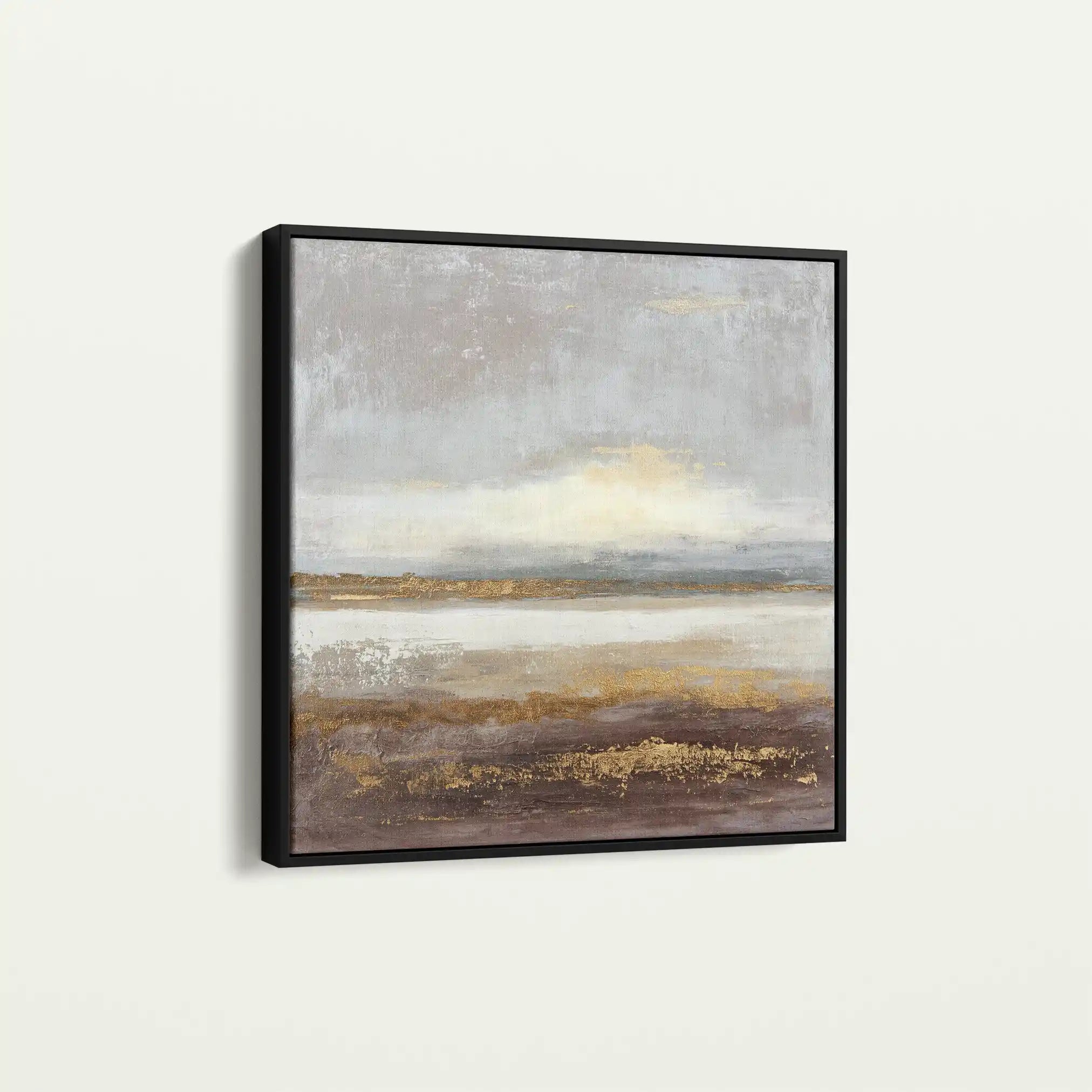 Abstract 894 Canvas Art 60 x 60 cm / Black