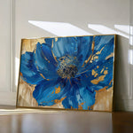 Floral 897 Canvas Art 60 x 40 cm / Black