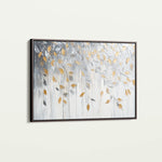 Floral 898 Canvas Art 60 x 40 cm / Black